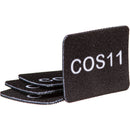 Viviana Lav Mic Patch for 8NP Bag and Sanken COS11 (Black, 4-Pack)