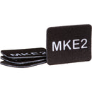 Viviana Lav Mic Patch for 8NP Bag and Sennheiser MKE2 (Black, 4-Pack)