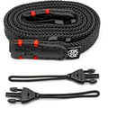 Owlkrown Point & Shoot Strap (Black with Red Accent)