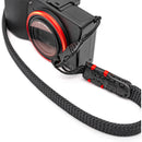 Owlkrown Point & Shoot Strap (Black with Red Accent)