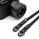 Owlkrown 30" Classic Round Rope Camera Strap (Stealth, Polished Split Ring)