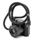 Owlkrown 30" Classic Round Rope Camera Strap (Stealth, Polished Split Ring)