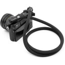 Owlkrown 30" Classic Round Rope Camera Strap (Stealth, Polished Split Ring)