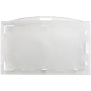 BRADY PEOPLE ID Rigid Plastic Horizontal Locking 2-Card Holder (Clear, 50-Pack)