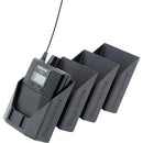 StageStrike Packholder Packholder for Sennheiser/Lectronics (Set of 4, Black)