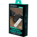 ChargeWorx Capsule USB-C Power Bank with Apple Watch Charger (5000mAh, Black)