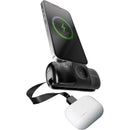 ChargeWorx Capsule USB-C Power Bank with Apple Watch Charger (5000mAh, Black)
