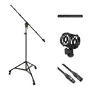 Auray MS-SB1W Studio Boom Microphone Stand Kit with Shotgun Microphone