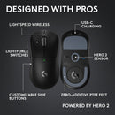 Logitech G PRO X SUPERLIGHT 2c LIGHTSPEED Wireless Gaming Mouse (Black)