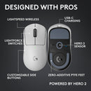 Logitech G PRO X SUPERLIGHT 2c LIGHTSPEED Wireless Gaming Mouse (White)
