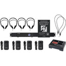 Listen Technologies LWS-04B-W1-D 2-Channel Wi-Fi System with 4 Receivers (Dante)