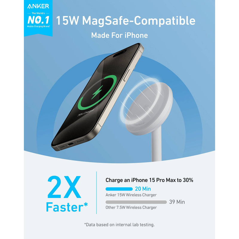 Buy in India Anker MagGo Wireless Charger (Single Stand) – Tanotis