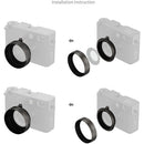 SmallRig Lens Hood for FUJIFILM X half (Charcoal Silver)