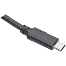 Tripp Lite USB-C to USB-A Cable (M/M) USB 3.1 Gen 1 (5 Gbps) Thunderbolt 3 Compatible, 6' (Black)