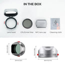 Freewell Real Lens Hood for FUJIFILM X100 Series with CPL/Black Mist Filter (Silver)