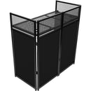 Gator Collapsible DJ Facade with Changeable Scrim & Carrying Bag