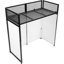 Gator Collapsible DJ Facade with Changeable Scrim & Carrying Bag