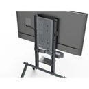 Heckler H720 AV Cart for Google Meet Series One Room Kit (Black Gray)
