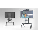Heckler H720 AV Cart for Google Meet Series One Room Kit (Black Gray)