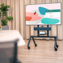 Heckler H720 AV Cart for Google Meet Series One Room Kit (Black Gray)