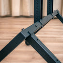 Heckler H720 AV Cart for Google Meet Series One Room Kit (Black Gray)