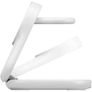 Belkin UltraCharge 3-in-1 Qi2 Wireless Folding Charger (White, Round Form)