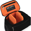 Hung Supply Sidewalk Camera Sling (Black / Orange, 4L)