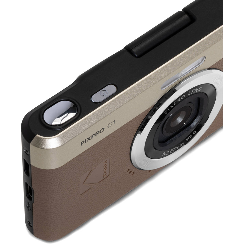 Buy in India Kodak PIXPRO C1 Compact Digital Camera (Brown) – Tanotis