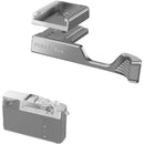 Freewell Thumb Grip with Cold Shoe Mount for FUJIFILM X100VI (Silver)