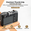 Freewell Thumb Grip with Cold Shoe Mount for FUJIFILM X100VI (Silver)