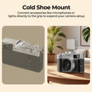 Freewell Thumb Grip with Cold Shoe Mount for FUJIFILM X100VI (Silver)