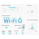 TP-Link AV1000 Gigabit Powerline AX1500 Wi-Fi 6 Kit