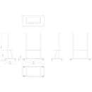 Optoma Technology Convenient Mobile Cart for Optoma Interactive Displays