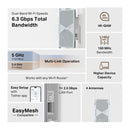 TP-Link RE403BE BE6300 Dual-Band Wi-Fi 7 Range Extender