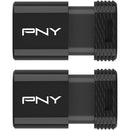 PNY 128GB Elite-X Fit USB-C 3.2 Gen 1 Flash Drive (2-Pack)