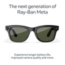 Meta Ray-Ban Wayfarer Glasses (Shiny Black, Standard, Gen 2)