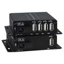 Network Technologies XTENDEX 4-Port USB 2.0 Extender via Fiber Optic Cable (820')