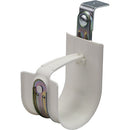 Platinum Tools 3" HPH J-Hook, 90? Angle with 3/8" Hole, Size 48 (25-Pack, White)