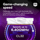 Crucial 32GB Pro DDR5 6400 MHz Memory Kit (White, 2 x 16GB)