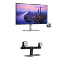 Dell Dual 27" UltraSharp 4K 120 Hz Monitor & Stand Kit