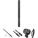 Synco Mic-D2 Hypercardioid Shotgun Microphone Boom Kit with Boompole & Accessories