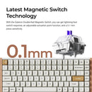 Keychron K2 HE Wireless Magnetic Switch Keyboard (Special Edition, White)