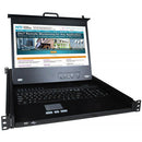 Network Technologies RACKMUX 4K 18Gbps HDMI 4-Port KVM Rackmount Switch