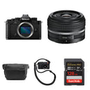 Nikon Zf Mirrorless Camera with 40mm f/2 Lens and Street-Travel Photography Kit (Black)