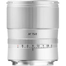TTArtisan AF 75mm f/2 Lens (Nikon Z, Silver)
