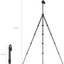 SmallRig 5473 Compact Aluminum Tripod with Phone Clamp