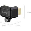 SmallRig High-Definition HDMI Right-Angle Adapter for Sony FX2
