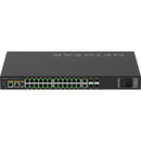 BZBGEAR Netgear AV Line M4250-26G4XF-POE+ 26-Port Gigabit PoE+ Compliant Managed Switch (TAA Compliant)