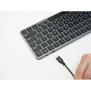 Macally Dual Mode Wireless Keyboard & Mouse Set (Space Gray)
