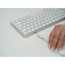 Macally Dual Mode Wireless Keyboard & Mouse Set (Silver)